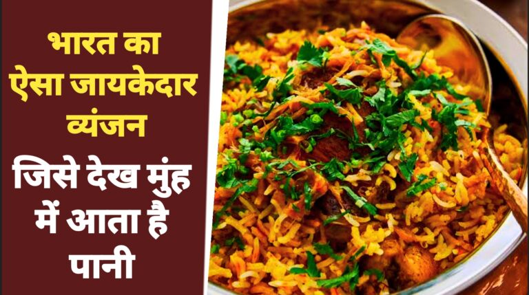 India's famous dish biryani