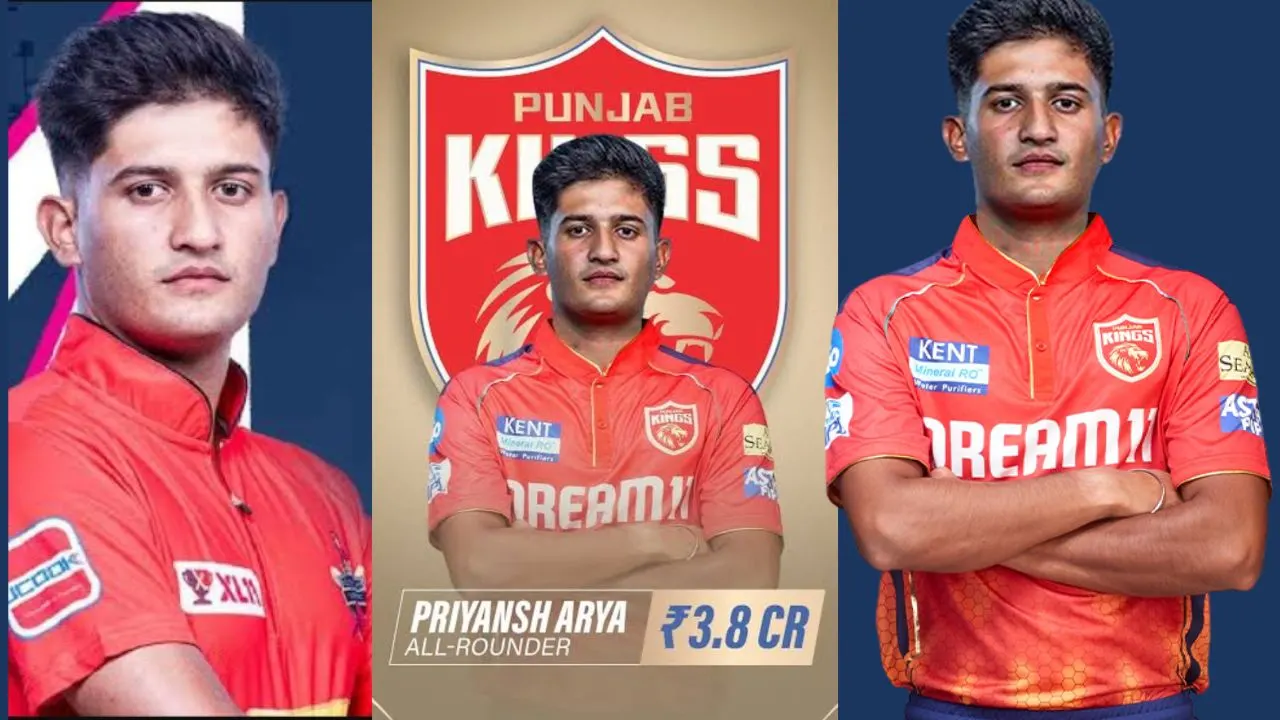 Priyansh Arya in IPL 2025