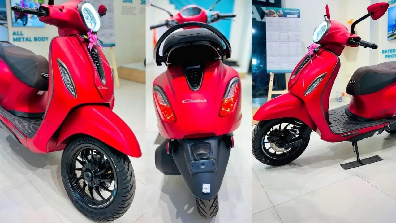 Bajaj Chetak 3501 electric scooter with advanced features and modern design