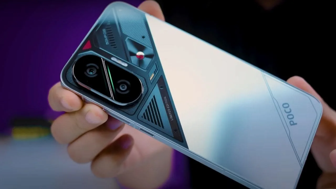 Poco F7 5G smartphone with premium glass back