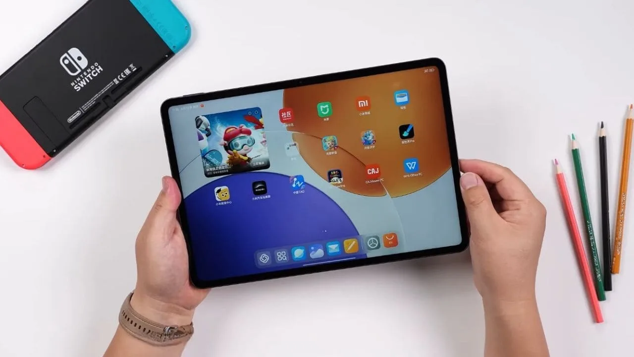 Xiaomi tablet with high-resolution display