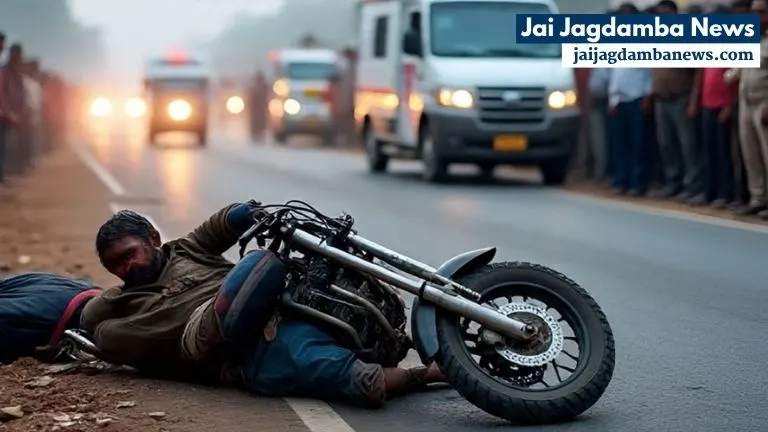 Buxar Couple Accident at Chausa Gola Road Mishap
