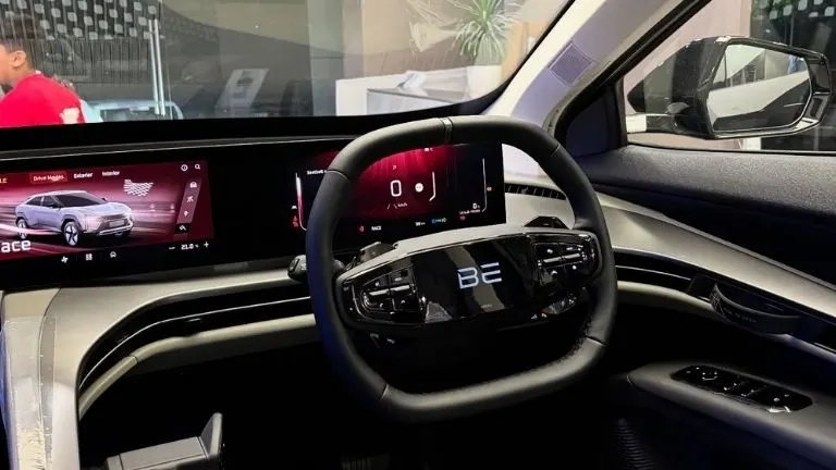 Mahindra BE 6 Batman Edition Steering