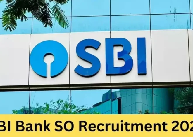 SBI SO Recruitment 2025