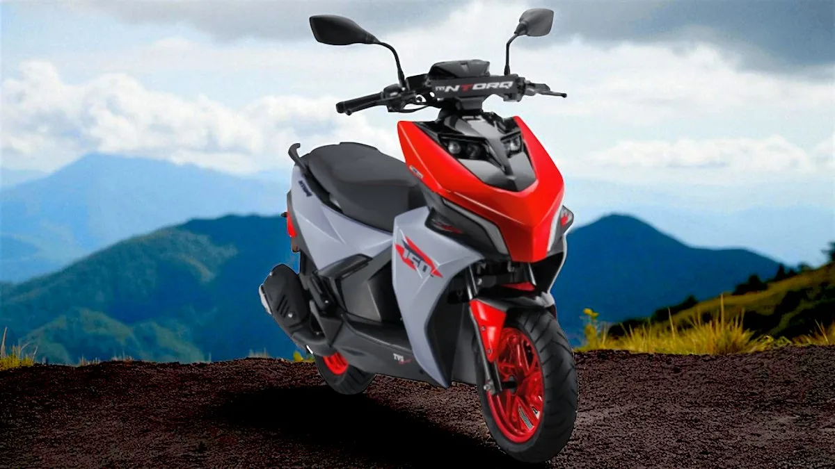 TVS NTORQ 150 Red