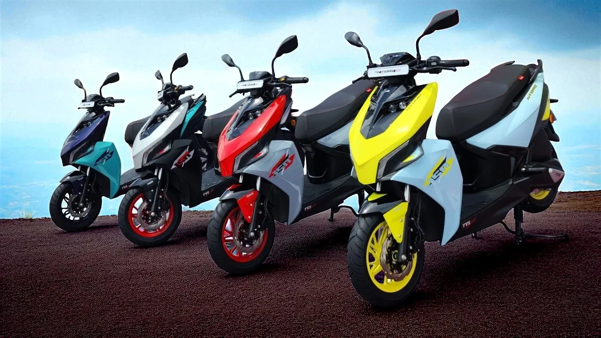 TVS NTORQ 150 in 4 Colour