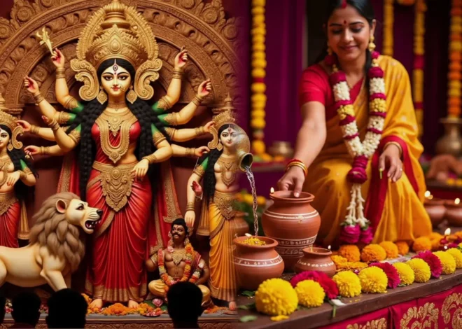 Navratri Puja Vidhi 2025 Ghatasthapana Muhurat