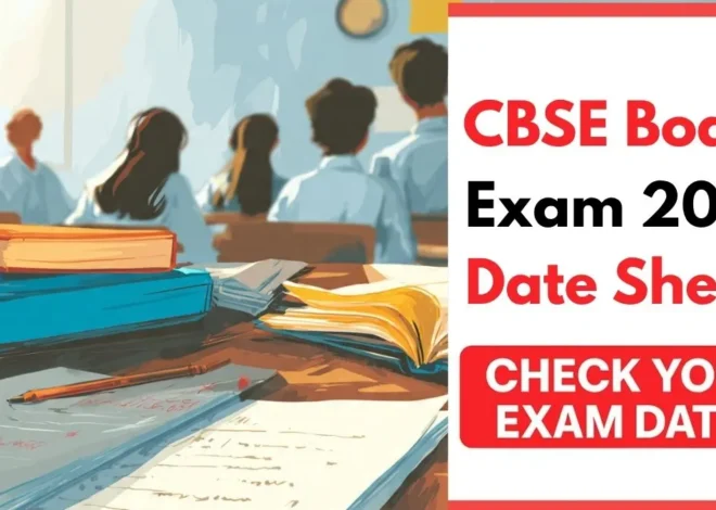 CBSE Board Exam 2026 Date Sheet