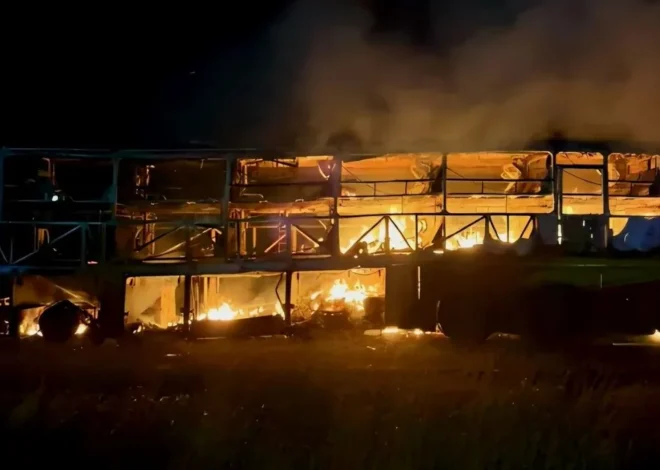 Kurnool Bus Accident: Atleast 20 people DIED after a bus from Hyderabad to Bengaluru caught FIRE near Chinna Tekuru, Kurnool, following a COLLISION with a motorcycle