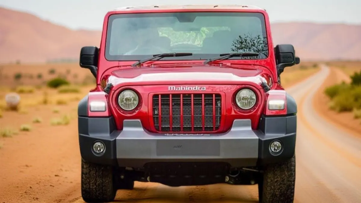 Mahindra Thar Facelift 2025 Front