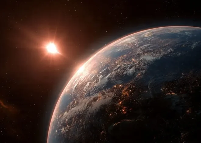 A realistic digital illustration of the newly discovered exoplanet Super Earth GJ 251C
