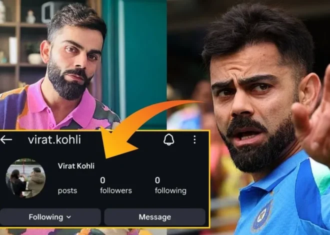 Virat Kohli Instagram Deactivated