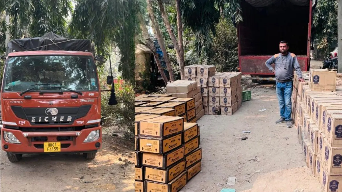 Buxar Liquor Smuggling Vinegar Truck Seized