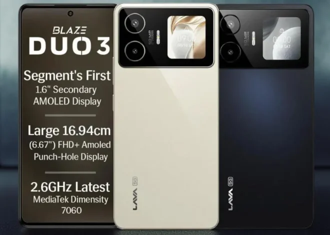 Lava Blaze Duo 3 Dual Display Smartphone India Launch