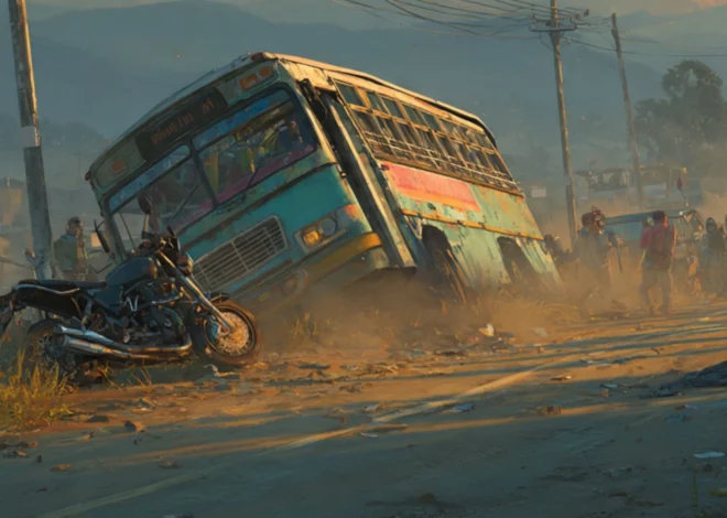 Buxar Bike Bus Collision