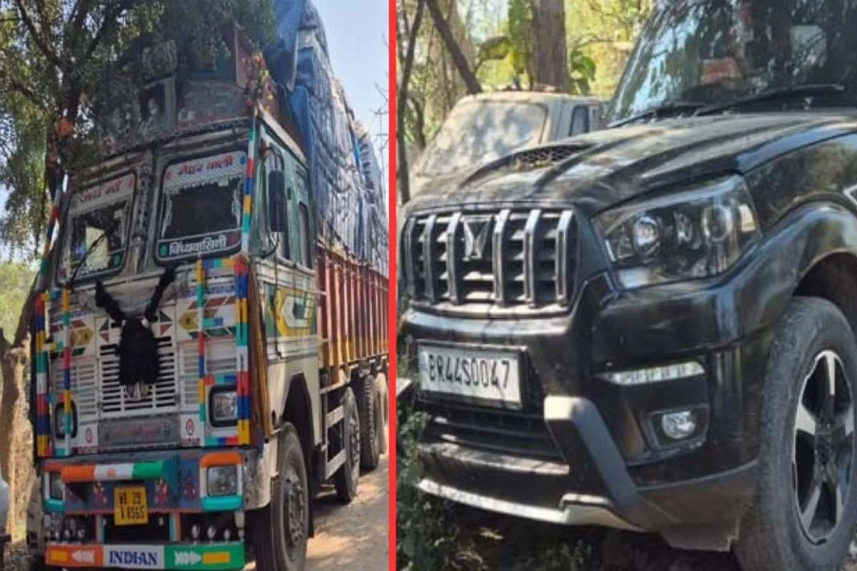 Buxar NH 922 Truck Loot and Scorpio
