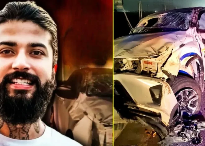 Anurag Dobal Accident High-Speed Car Live Stream Crash