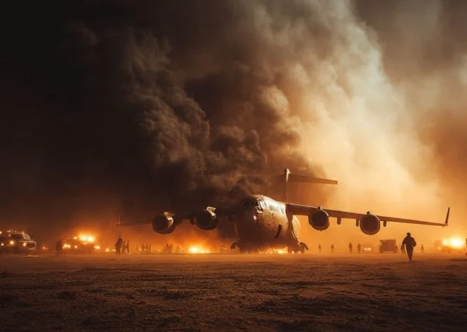 US Military Plane KC-135 Aircraft Crash in Iraq