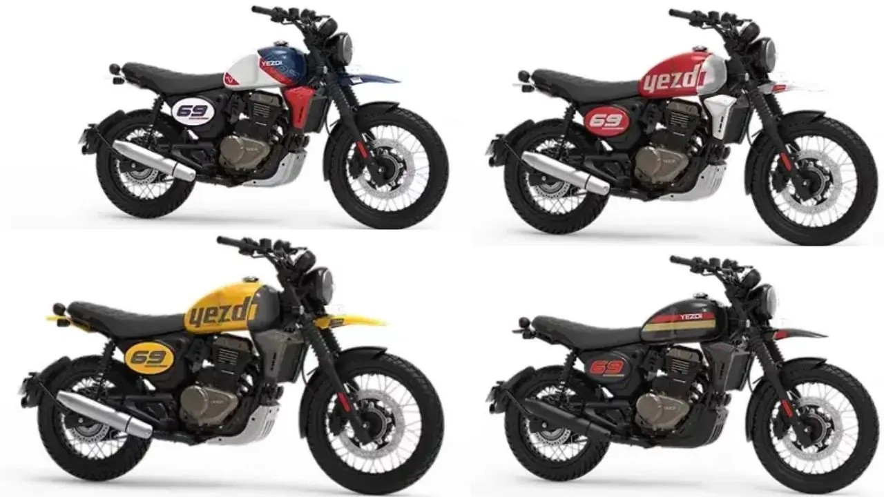 2026 Yezdi Scrambler India New Colours