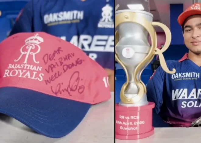 Virat Kohli Gifts Signed Cap To Sooryavanshi After Rajasthan Royals Win