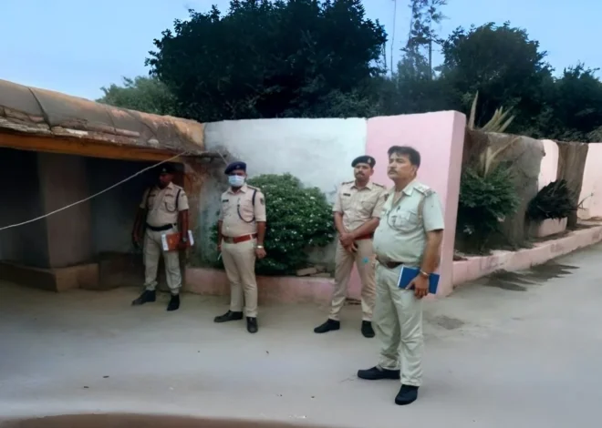 Police team investigating in Buxar Ariyanv Village Anusha Death Case