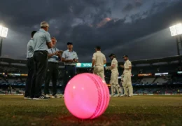 ICC Pink Ball Trial in Test Cricket
