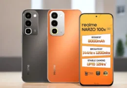 Realme Narzo 100x 5G Midnight Black and Flash Orange