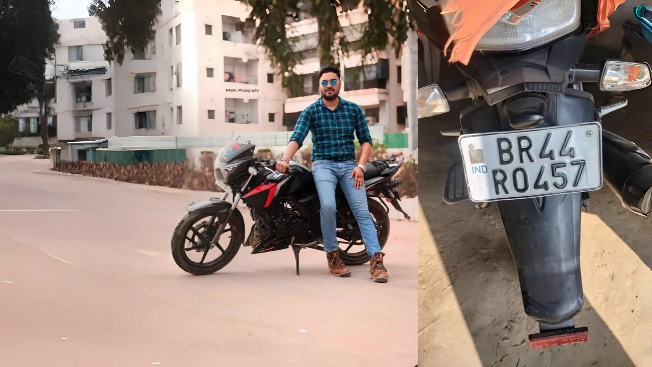 Buxar Ramrekha Ghat Apache Bike Theft BR44R0457