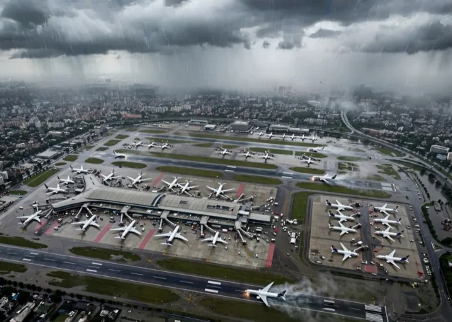 Delhi Heavy Rain 15 Flight Diversion