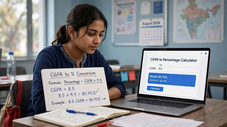 CGPA to Percentage Calculator