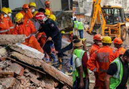 Delhi Satya Niketan Building Collapse