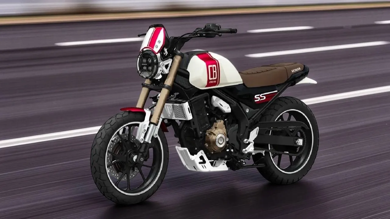 Honda CB250SS Scrambler Front Look