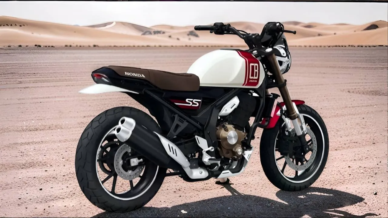 Honda CB250SS Scrambler Rear View