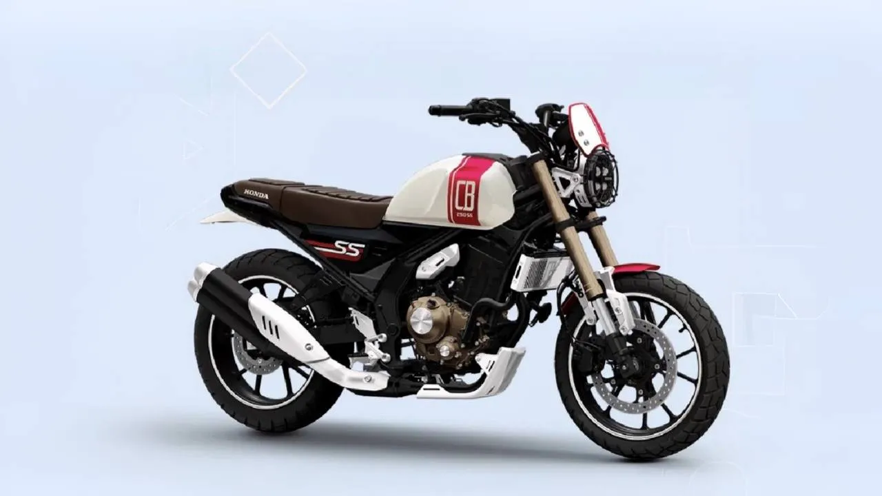 Honda CB250SS Scrambler Side Look