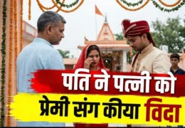 22 दिन बाद प्रेमी के घर से लौटी पत्नी, पति ने खुद मंदिर ले जाकर कराई जयमाल! 17 साल बाद टूटा रिश्ता - Husband Sends Wife with Lover in Sitapur Uttar Pradesh