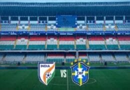 India vs Brazil Football Match