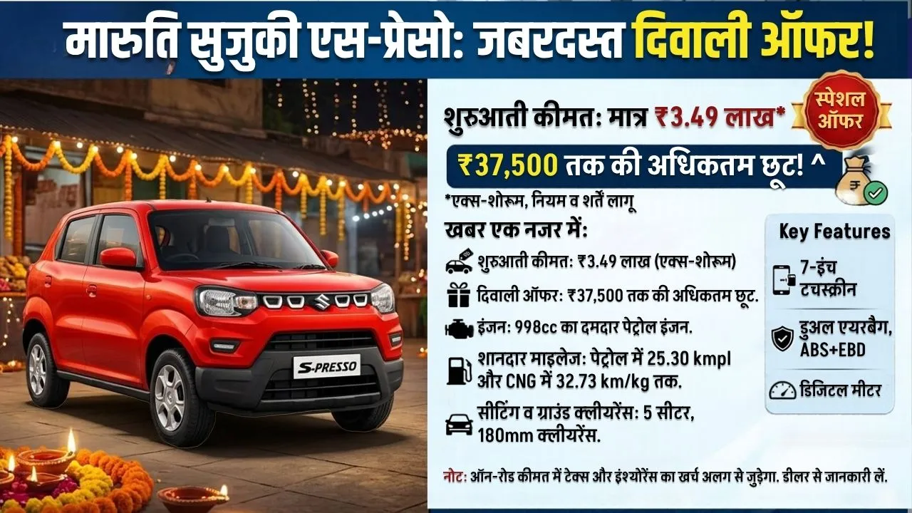 Maruti S-Presso Diwali Offer