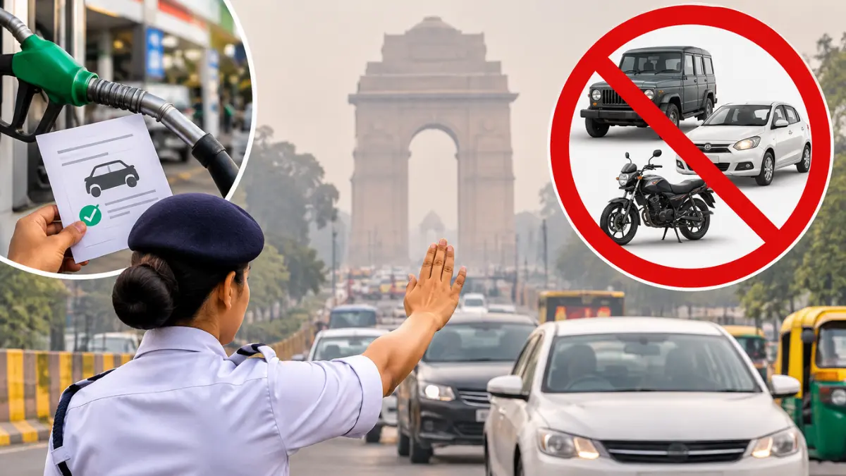 दिल्ली में गाड़ी लेकर निकलने से पहले जान लें नए नियम, 1 नवंबर से कट सकता है ₹20,000 का चालान; पेट्रोल-डीजल पर भी रोक!
