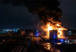 Ukraine Drone Attack on St Petersburg in Russia