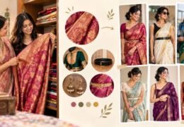 Vintage Fashion old saree genz trend