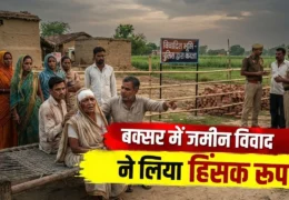 बक्सर: जमीन विवाद ने लिया हिंसक रूप! फायरिंग के बाद बुजुर्ग मां और बेटे पर हमला - Buxar Itadhi Nathpur Land Dispute