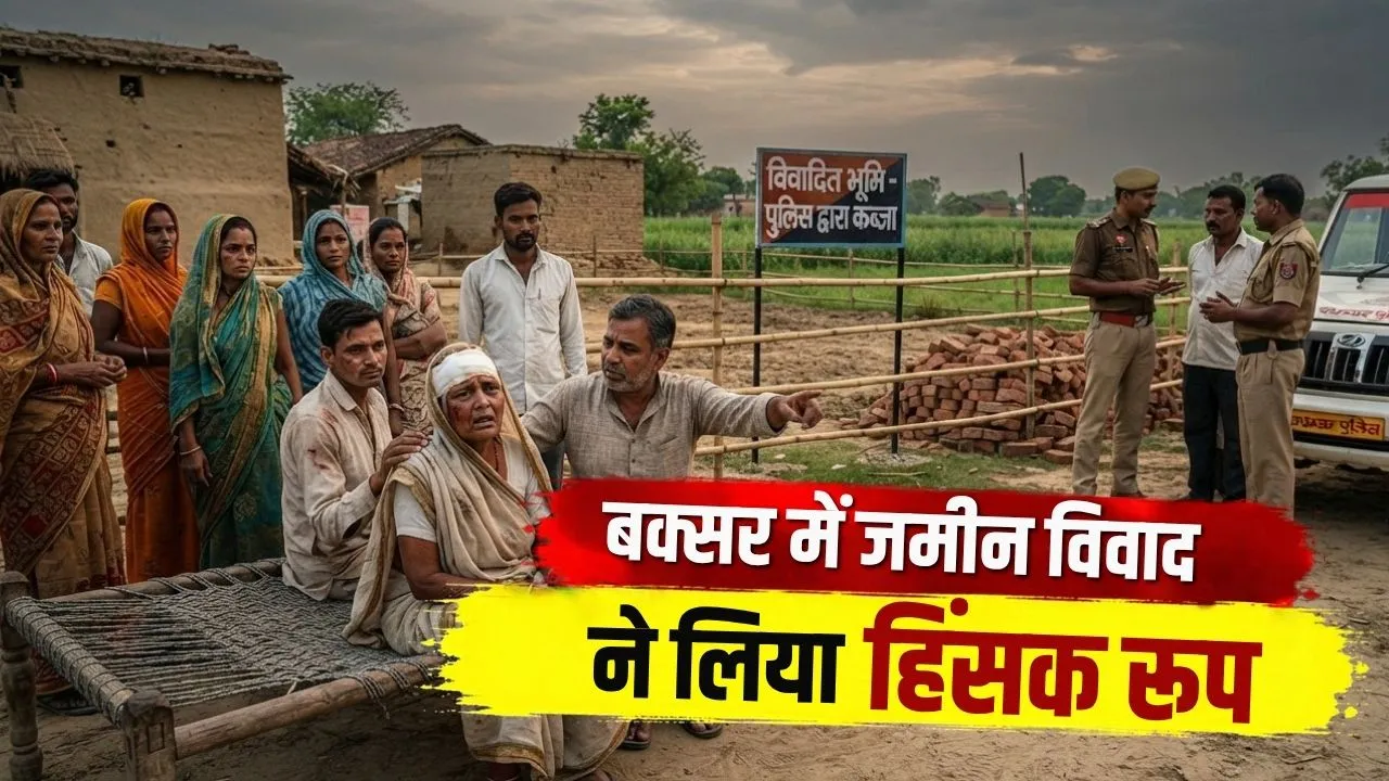 बक्सर: जमीन विवाद ने लिया हिंसक रूप! पहले चली गोली, फिर मां-बेटे पर जानलेवा हमला