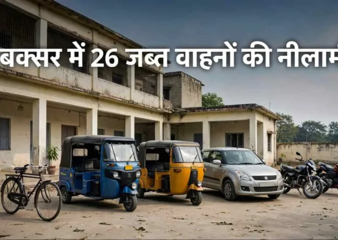 बक्सर में 110 रुपये से लेकर 53 हजार तक में खरीदें वाहन, 13 अक्टूबर को होगी 26 गाड़ियों की नीलामी