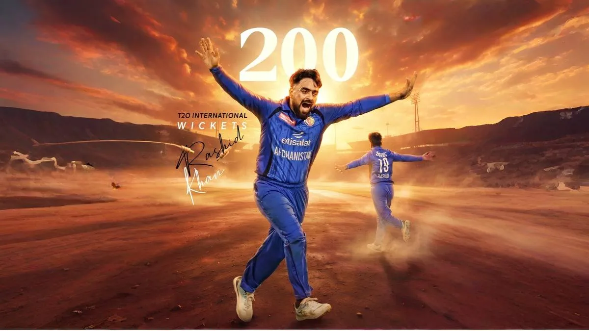 राशिद खान ने रचा इतिहास! बने T20I में 200 विकेट लेने वाले दुनिया के पहले गेंदबाज, तोड़ा साउदी का रिकॉर्ड