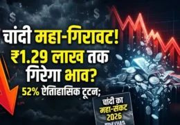 Silver Price Crash October 2026: चांदी में फिर बड़ी गिरावट, क्या ₹1.29 लाख किलो तक गिरेगा भाव?