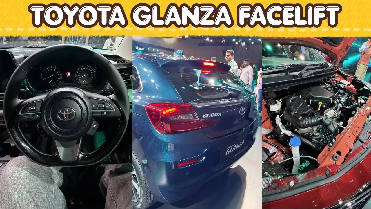 Toyota Glanza Facelift Interior